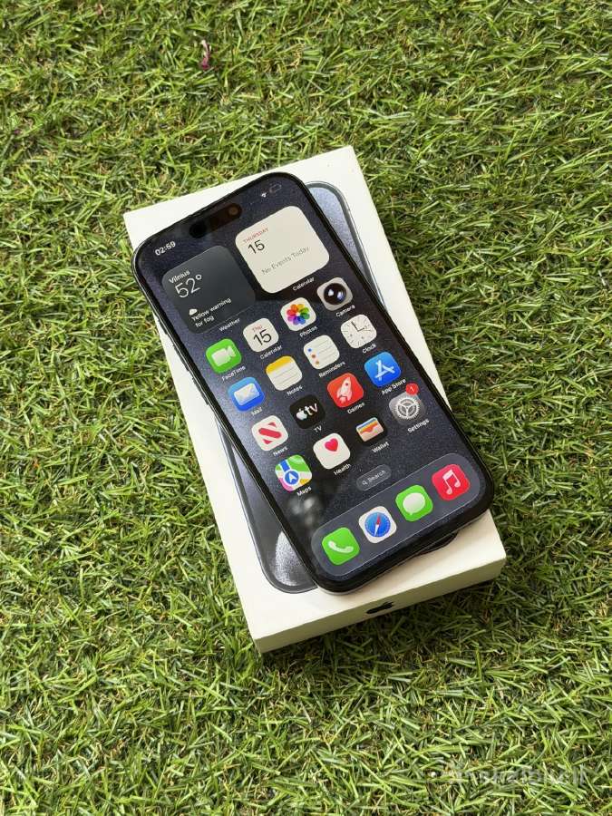 Apple iPhone 15 Pro 128gb Blue Titanium - nuotraukos Nr. 4