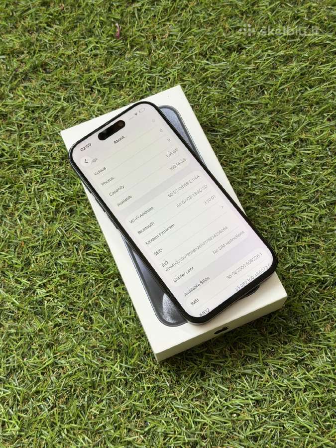 Apple iPhone 15 Pro 128gb Blue Titanium - nuotraukos Nr. 8