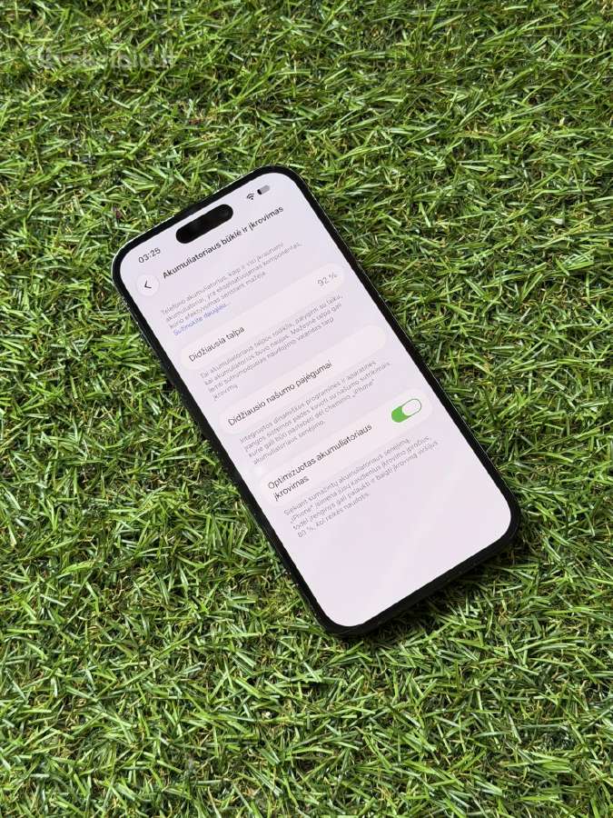 Apple iPhone 14 Pro 128gb Space Black Esim - nuotraukos Nr. 7