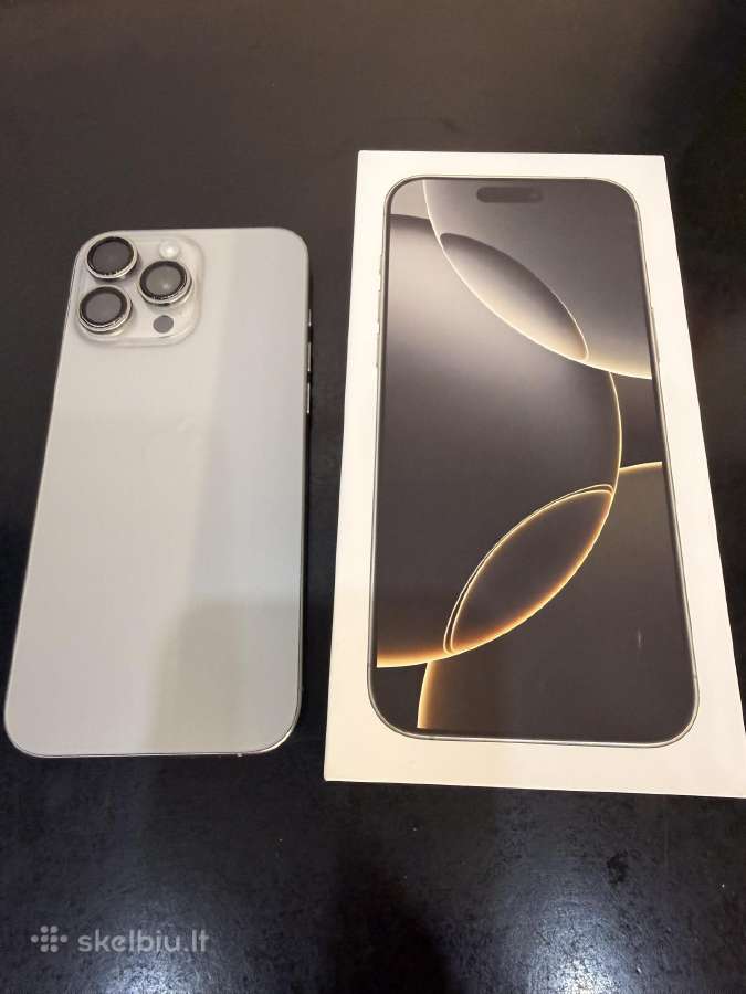 iPhone 16 pro max 512gb natural titanium - nuotraukos Nr. 3