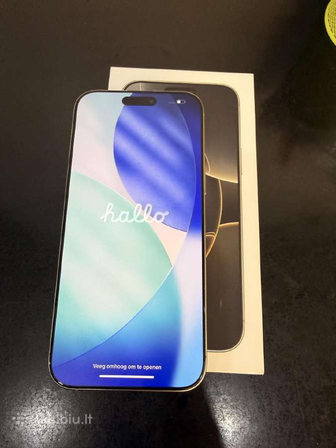 iPhone 16 pro max 512gb natural titanium - nuotraukos Nr. 4