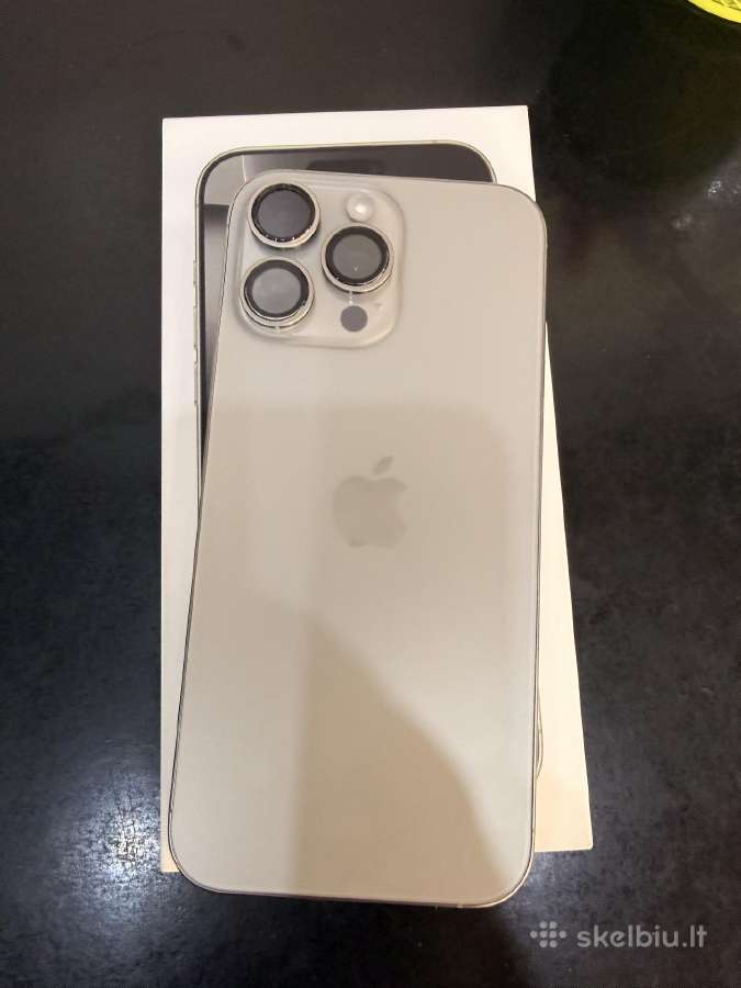 iPhone 16 pro max 512gb natural titanium - nuotraukos Nr. 7