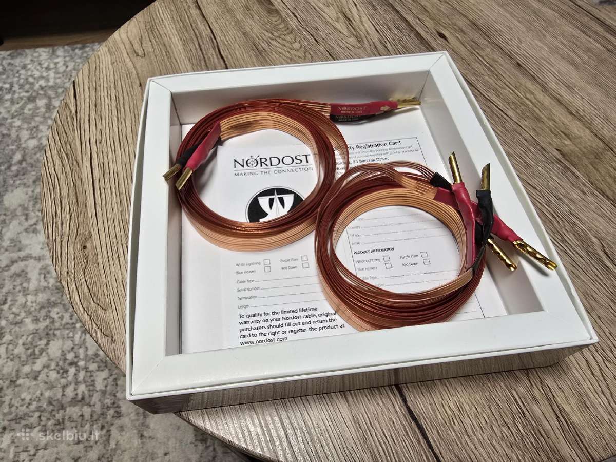 Nordost superflatline audio laidai. - nuotraukos Nr. 3