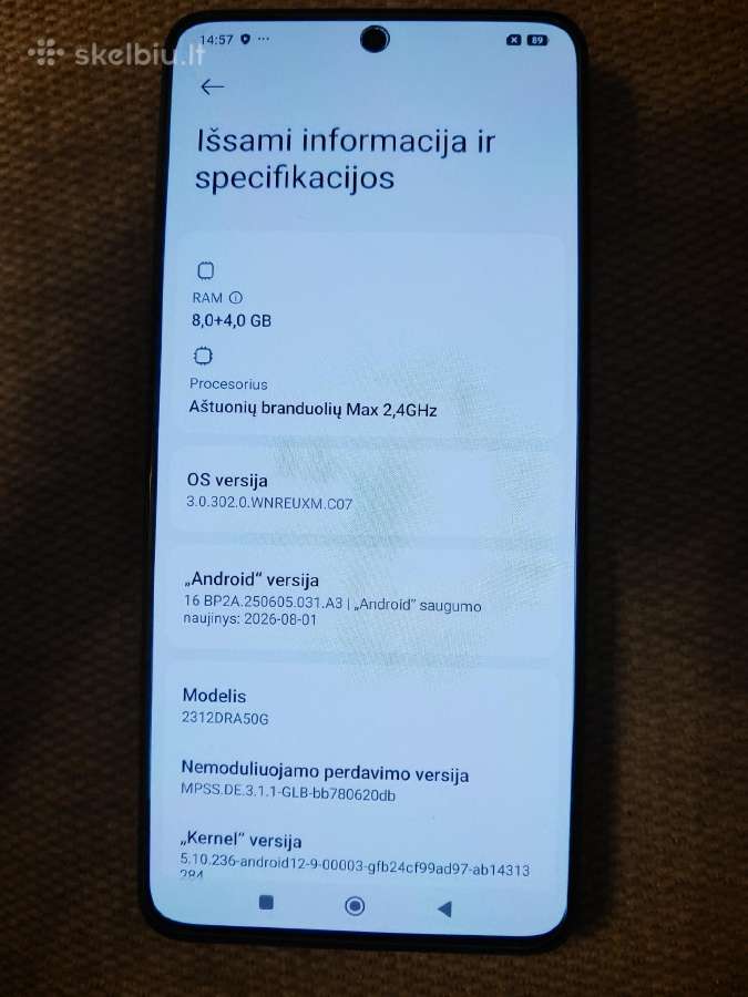 Xiaomi redmi note 13 pro 5G 256gb - nuotraukos Nr. 7