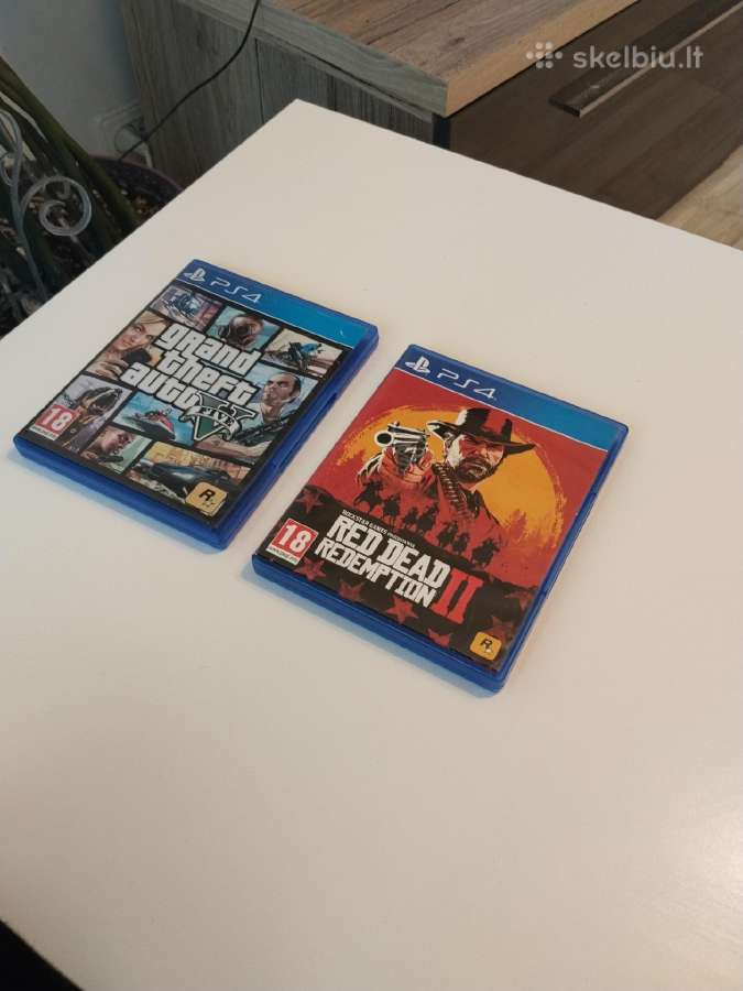 Ps4 žaidimu diskai tinka Ps5 Gta 5 Rdr 2 - nuotraukos Nr. 2