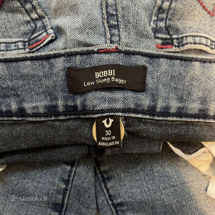 True Religion Bobbi Low Slung Baggy džinsai - nuotraukos Nr. 5