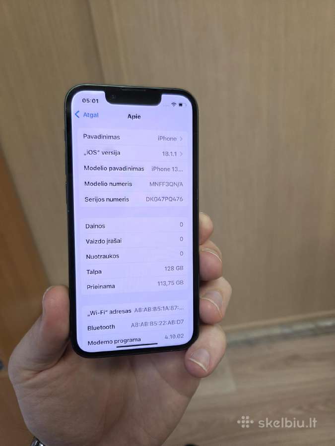 iPhone 13 mini - nuotraukos Nr. 7