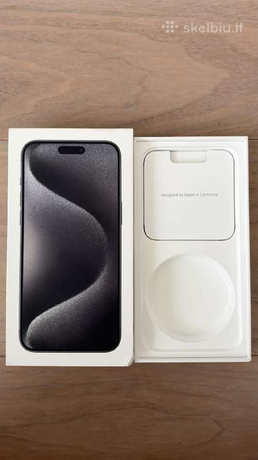 iPhone 15 Pro Max, Black Titanium, 512gb - nuotraukos Nr. 2