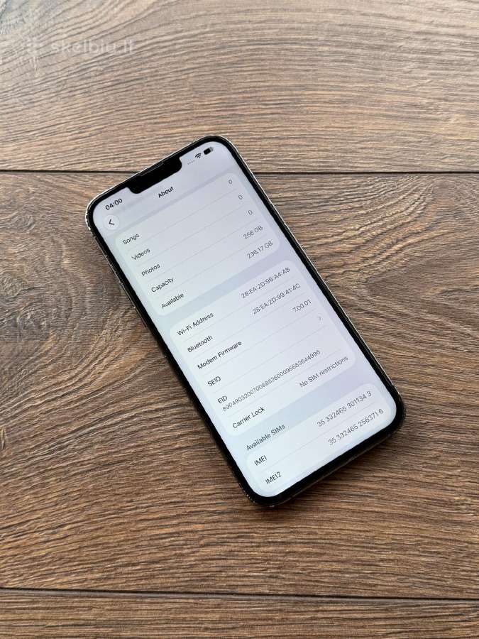 Apple iPhone 13 Pro Max 256gb Graphite - nuotraukos Nr. 9