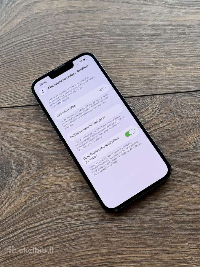 Apple iPhone 13 Pro 128gb Sierra Blue BH:100% - nuotraukos Nr. 7