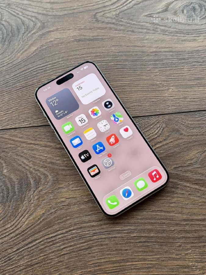 Apple iPhone 15 Pro Max 256gb Natural Titanium - nuotraukos Nr. 4