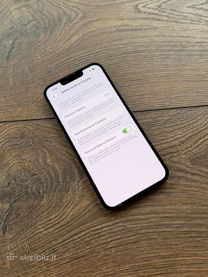 Apple iPhone 13 128gb Black BH:100% - nuotraukos Nr. 7
