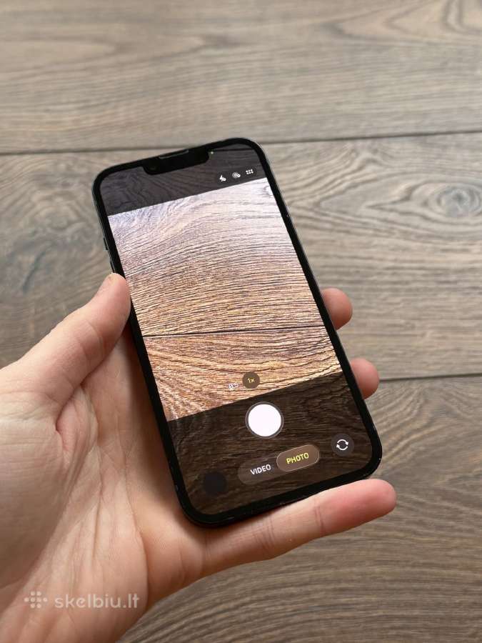 Apple iPhone 13 128gb Black BH:100% - nuotraukos Nr. 9