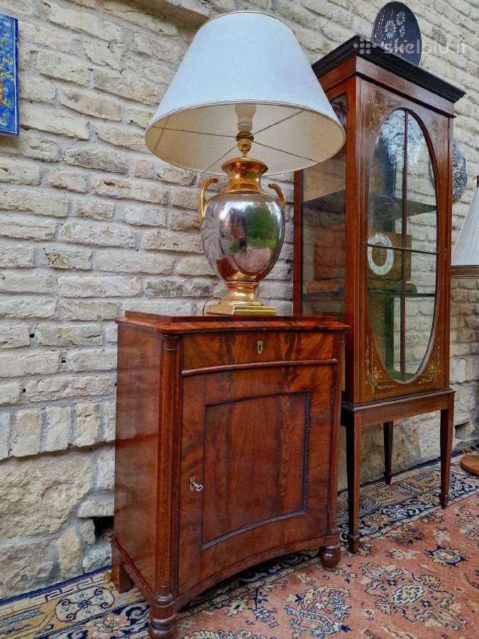 Vintažinė raudonmedžio indauja/vitrina - nuotraukos Nr. 32