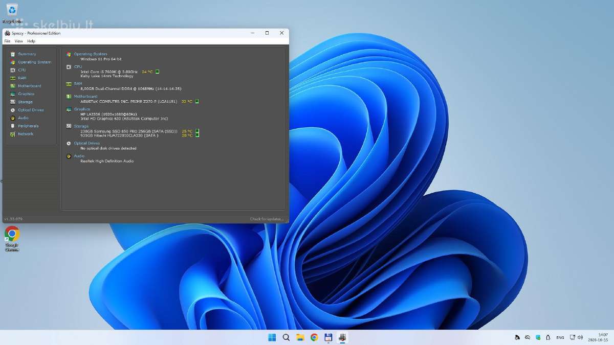 I5-7600k, 8gb ddr4, ssd250+HDD 1tb - nuotraukos Nr. 10