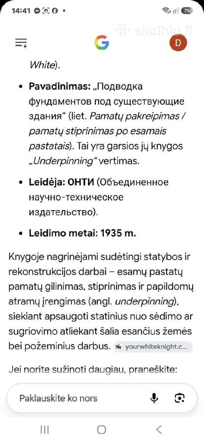 Pamatų stiprinimas po esamais pastatais - nuotraukos Nr. 9