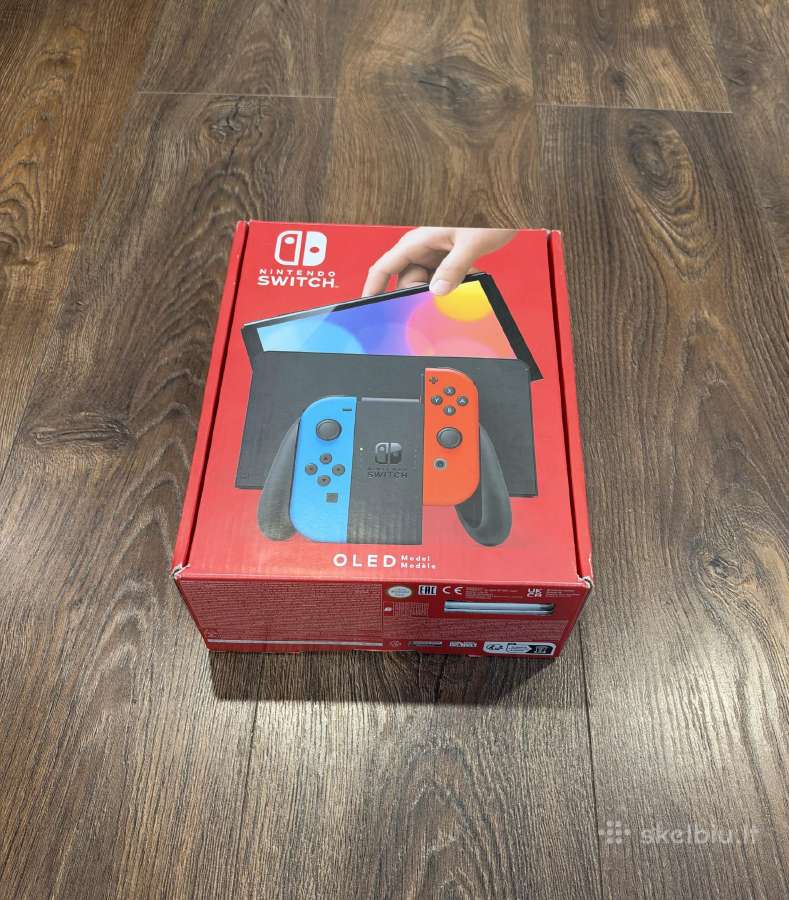 Nintendo Switch Oled, Blue & Red, 64gb/garantija - nuotraukos Nr. 11