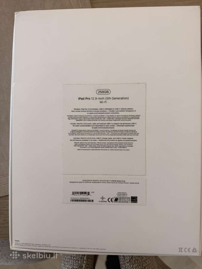 iPad Pro 12.9 5-OS kartos, 256 GB - nuotraukos Nr. 6