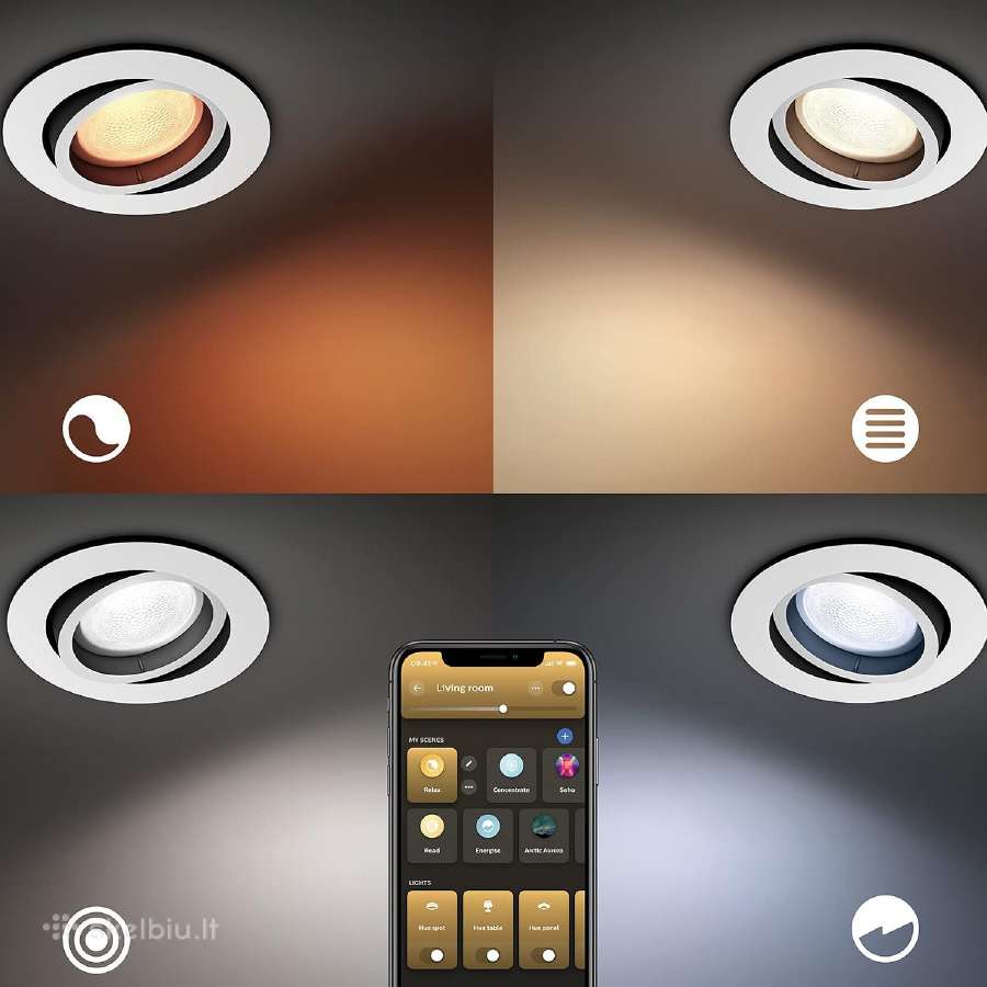 Philips Hue Centura Color Įleidžiamas šviestuvas - nuotraukos Nr. 9