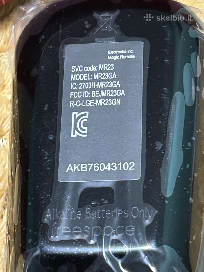 LG Mr23ga Bluetooth išmanusis TV pultelis - nuotraukos Nr. 10