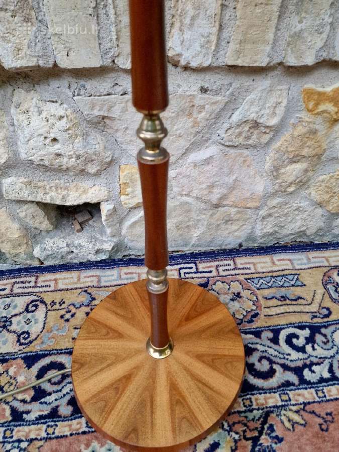 Vintažinis Art Nouveau riešutmedžšio toršeras - nuotraukos Nr. 20