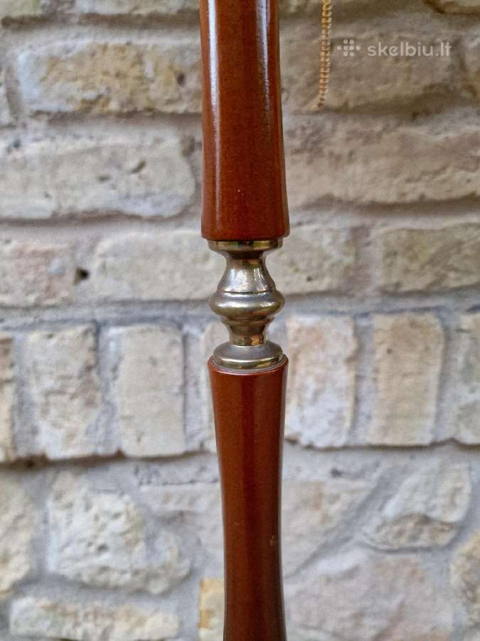 Vintažinis Art Nouveau riešutmedžšio toršeras - nuotraukos Nr. 23