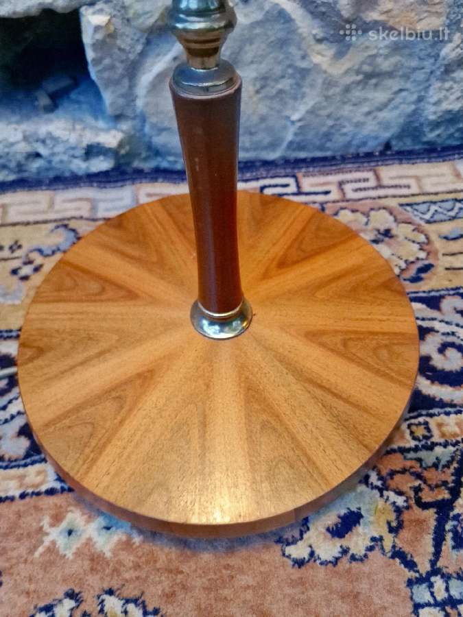 Vintažinis Art Nouveau riešutmedžšio toršeras - nuotraukos Nr. 25