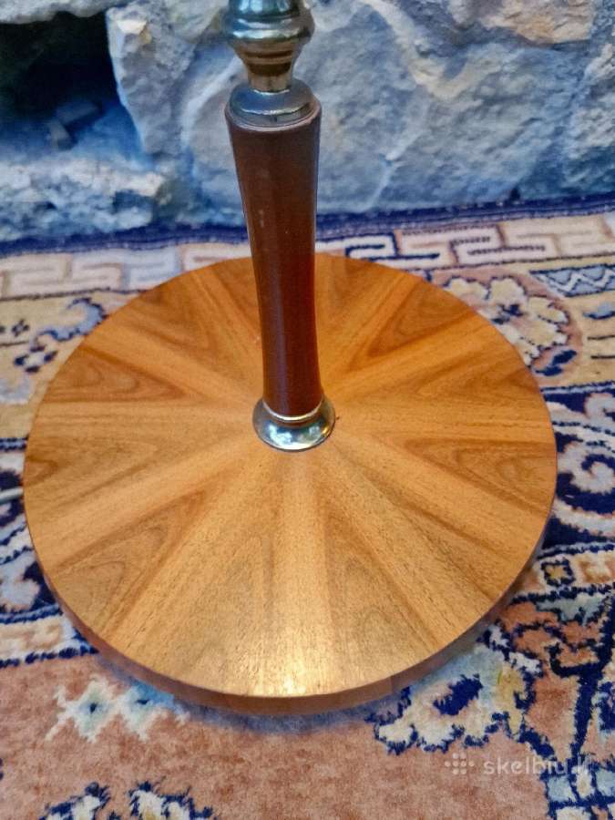 Vintažinis Art Nouveau riešutmedžšio toršeras - nuotraukos Nr. 33