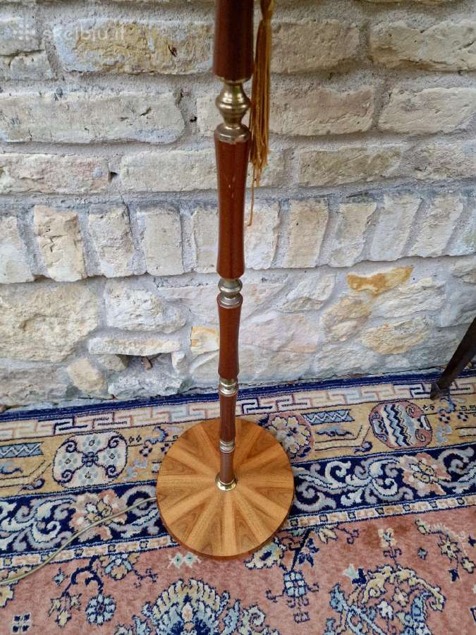 Vintažinis Art Nouveau riešutmedžšio toršeras - nuotraukos Nr. 34