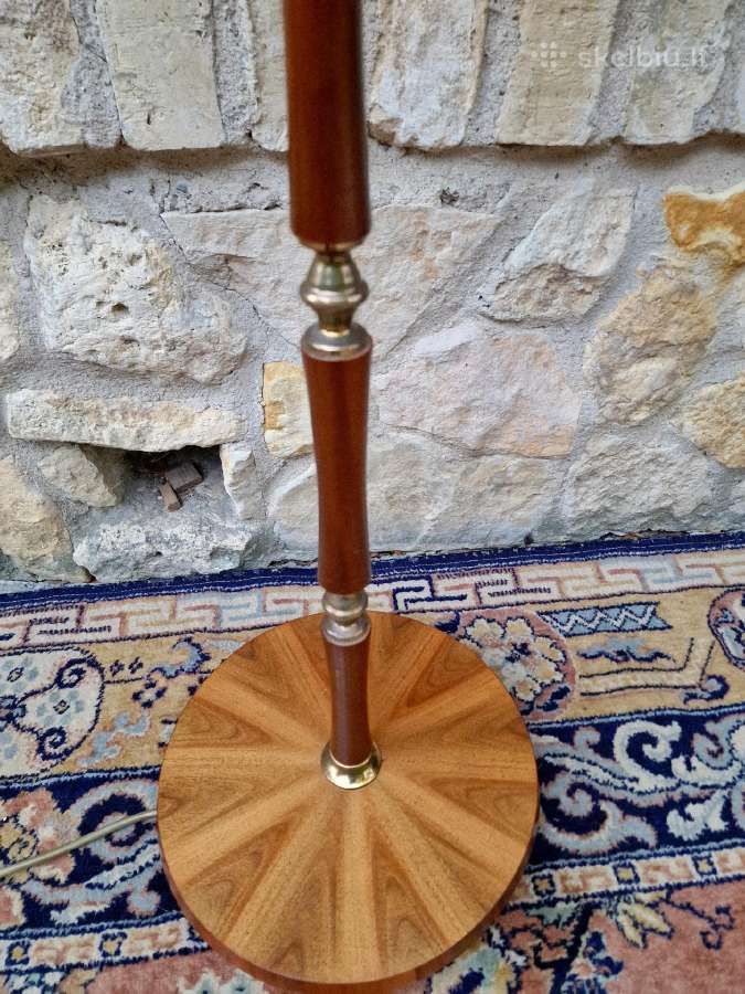 Vintažinis Art Nouveau riešutmedžšio toršeras - nuotraukos Nr. 35