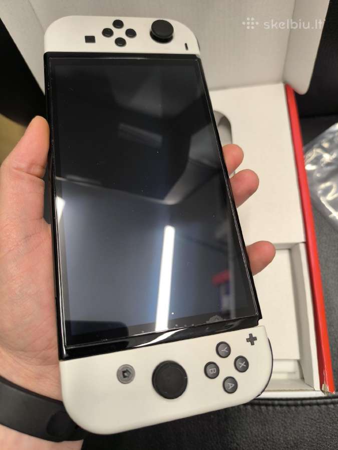 Atrištas Nintendo Switch Oled 256gb 30 žaidimų - nuotraukos Nr. 9