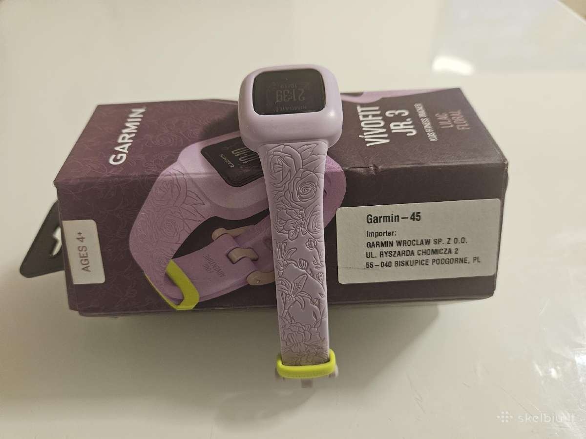 Garmin vvofit jr. 3 vaikiškas išmanusis laikrodis - nuotraukos Nr. 2