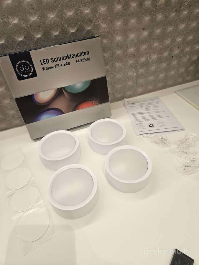 LED lempos, naujos 4vnt. 4 spalvų - nuotraukos Nr. 4