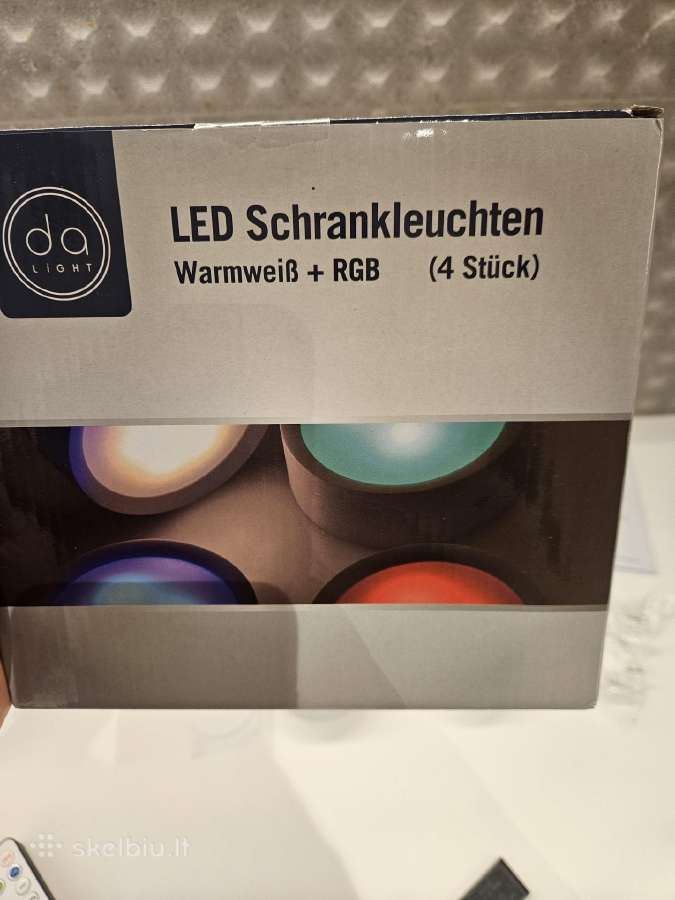 LED lempos, naujos 4vnt. 4 spalvų - nuotraukos Nr. 5