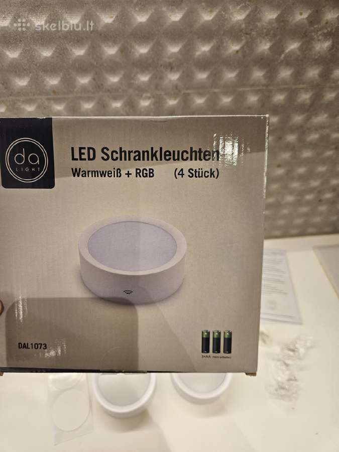 LED lempos, naujos 4vnt. 4 spalvų - nuotraukos Nr. 6