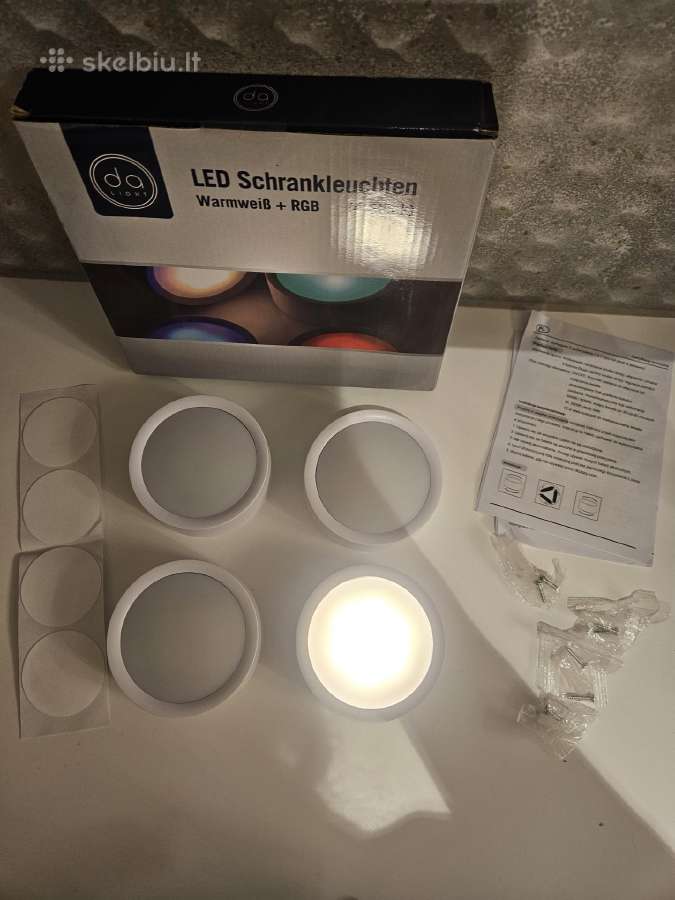 LED lempos, naujos 4vnt. 4 spalvų - nuotraukos Nr. 7