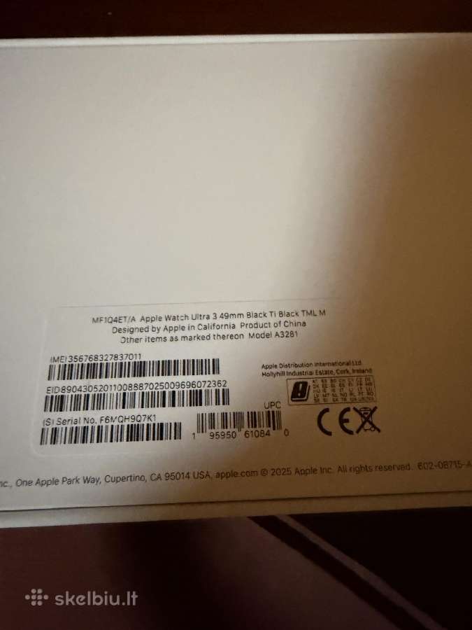 Apple Watch Ultra 3 black Titanium Milanese - nuotraukos Nr. 3