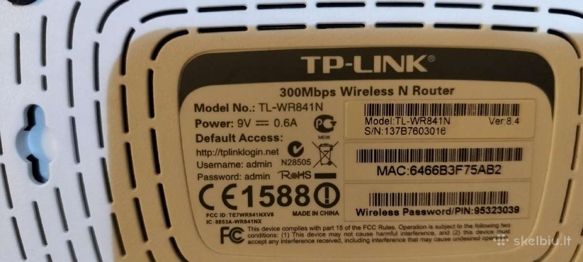 Tp-link Tl-wr841n - nuotraukos Nr. 3