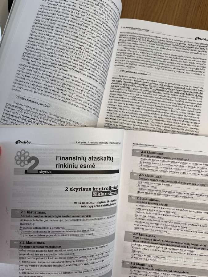 Išskirtinis 2 knygų komplektas – Buhalterinės apsk - nuotraukos Nr. 3