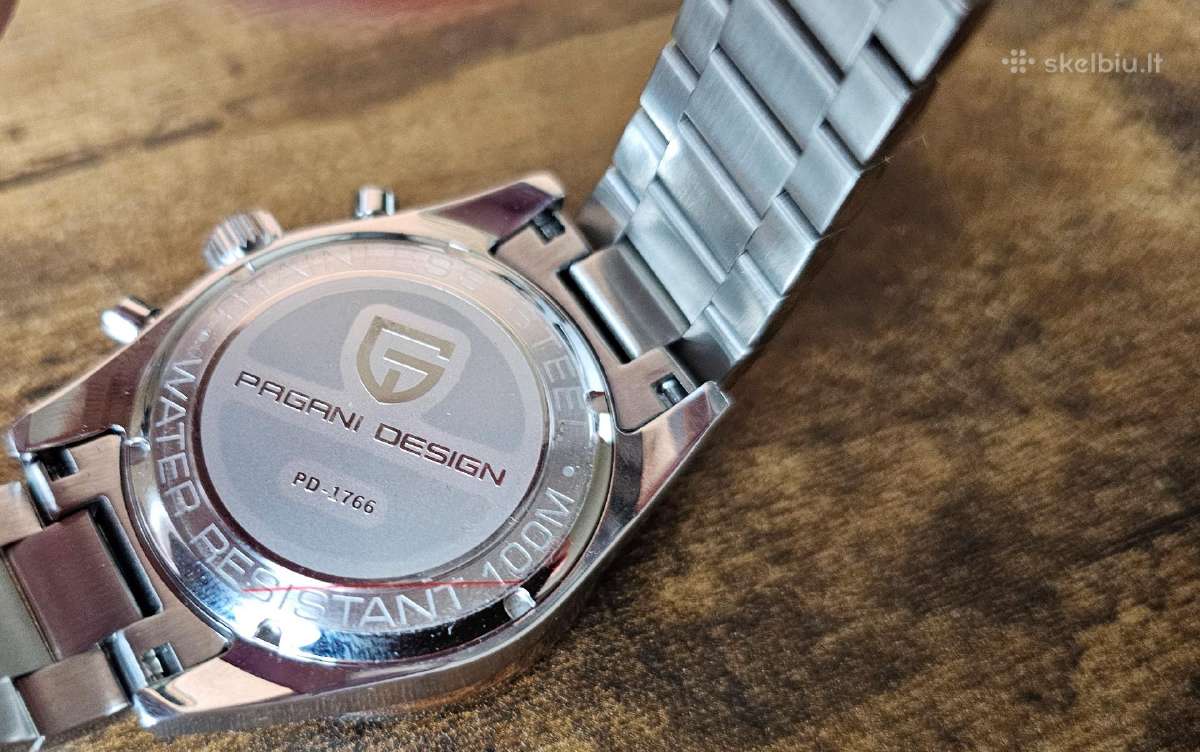 Kvarcinis laikrodis Pagani Design Pd-1766 chronogr - nuotraukos Nr. 9