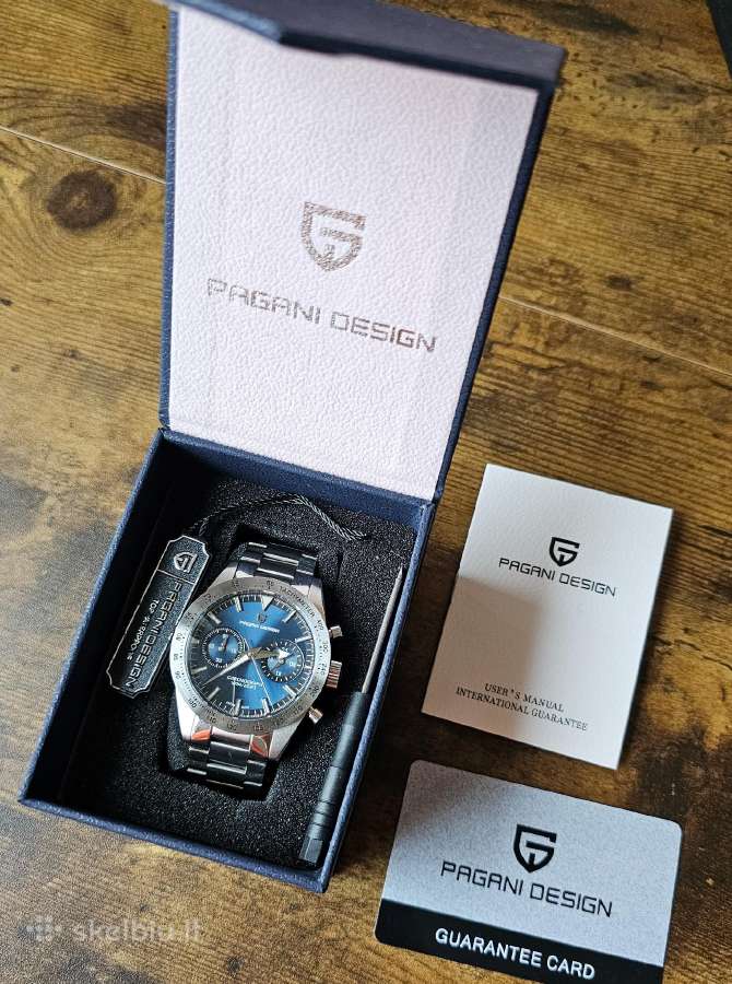 Kvarcinis laikrodis Pagani Design Pd-1766 chronogr - nuotraukos Nr. 17