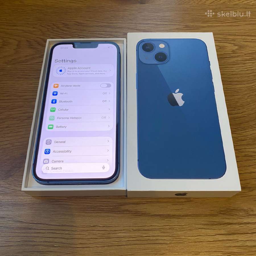 Apple iPhone 13 128gb Blue - nuotraukos Nr. 2