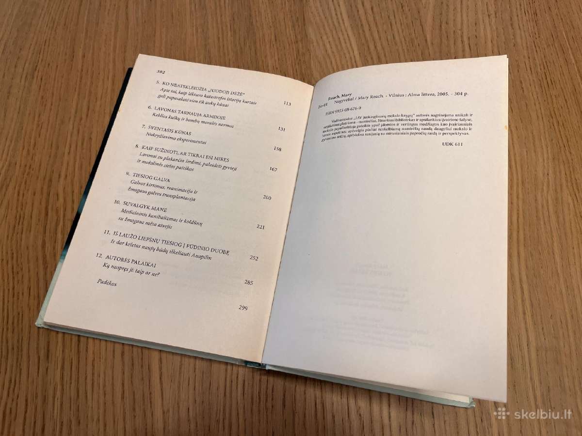 Kolekcinė Mary Roach knyga „negyvėliai“ - nuotraukos Nr. 8