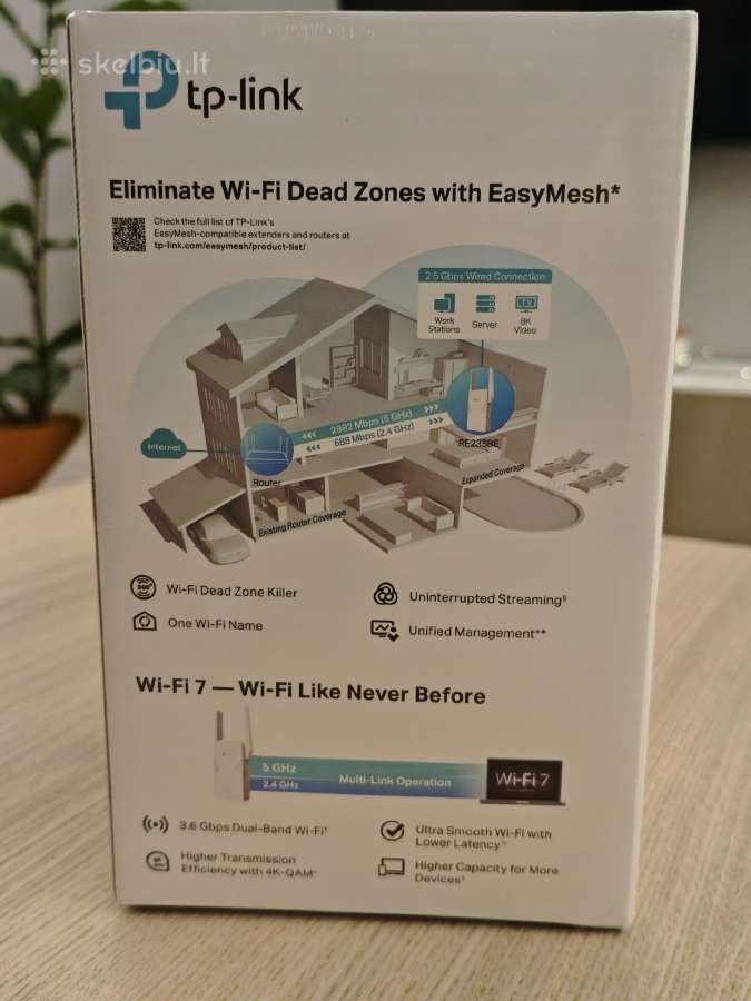 Tp-link Re235be WiFi extender - nuotraukos Nr. 2