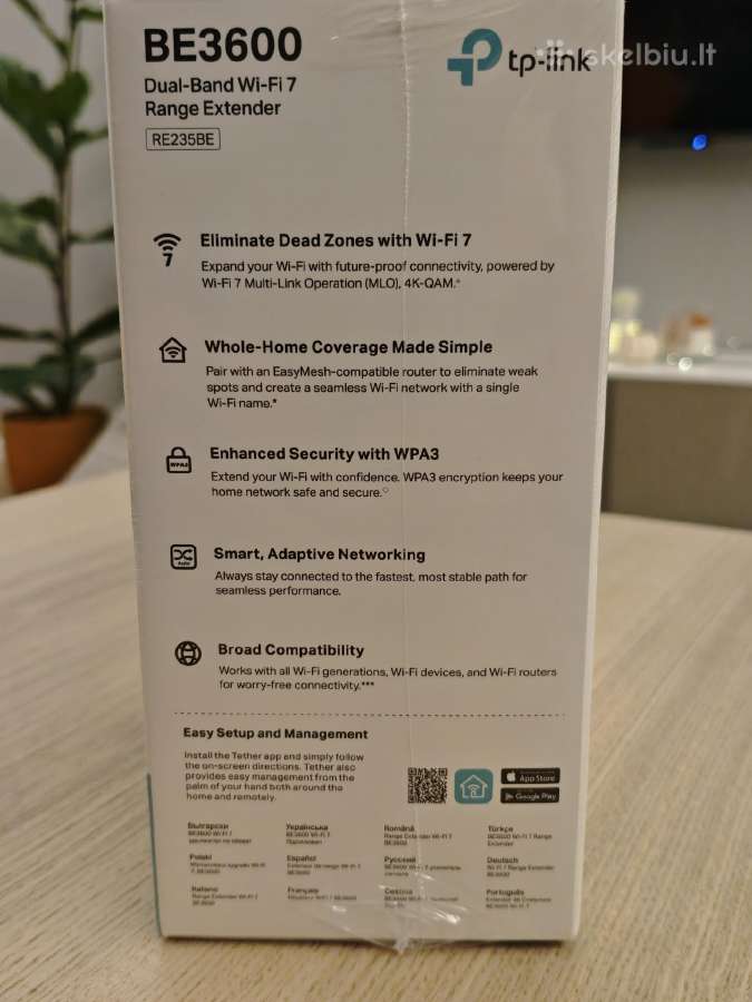 Tp-link Re235be WiFi extender - nuotraukos Nr. 4