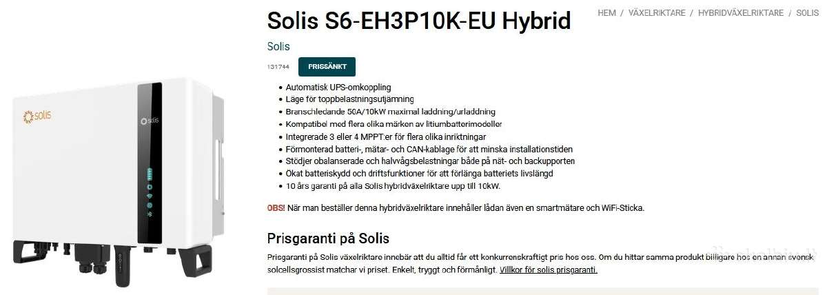 Hibridinis inverteris Solis S6-eh3p15k-nd-h Hybrid - nuotraukos Nr. 6