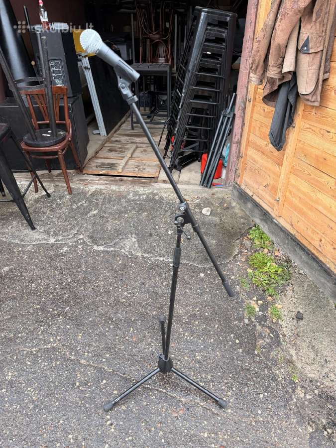 Shure mikrofonai su stovais - nuotraukos Nr. 2