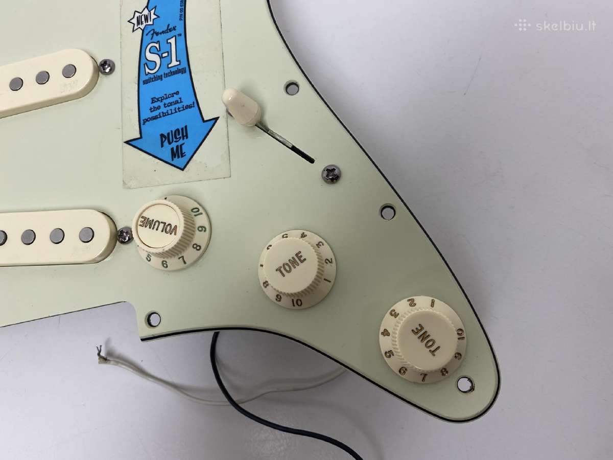 Fender Stratocaster Loaded Pickguard Scn & S-1 - nuotraukos Nr. 7