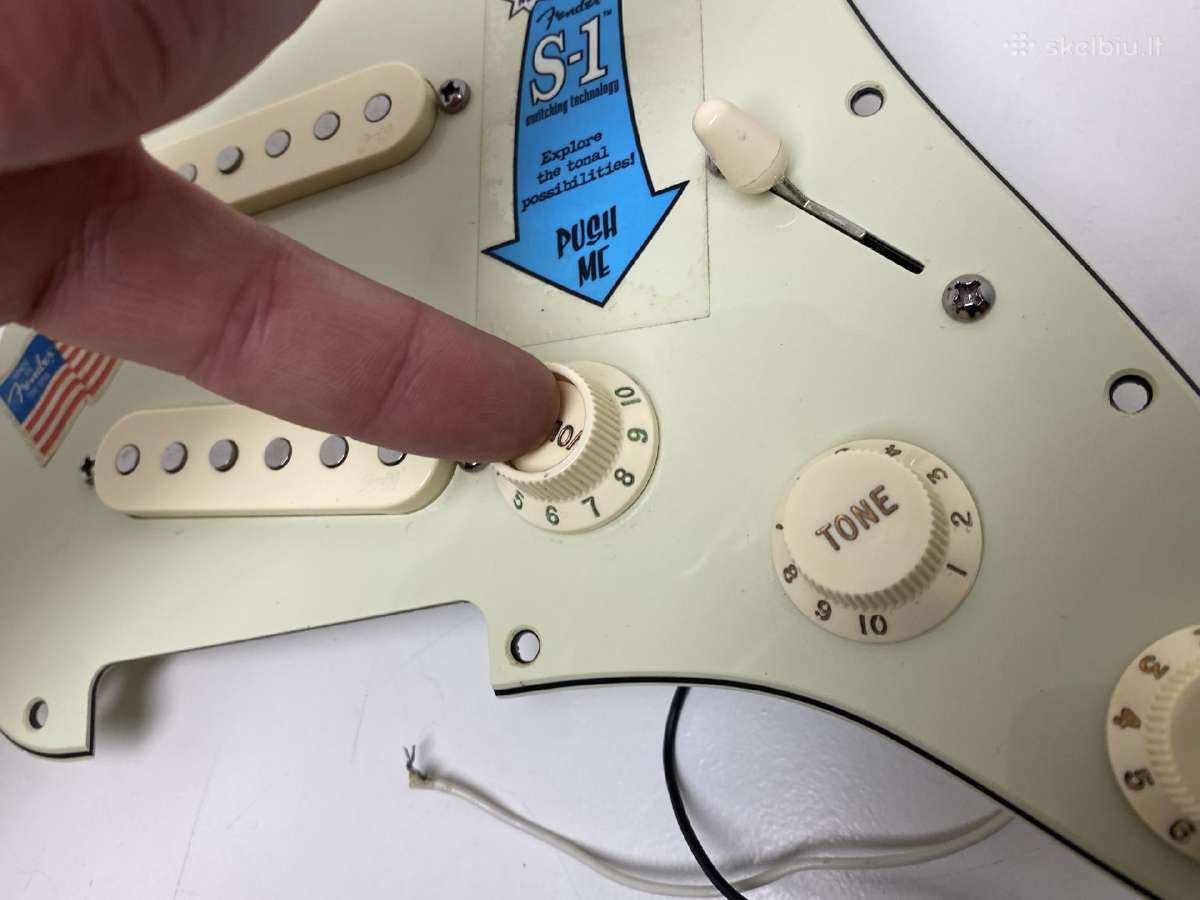 Fender Stratocaster Loaded Pickguard Scn & S-1 - nuotraukos Nr. 9