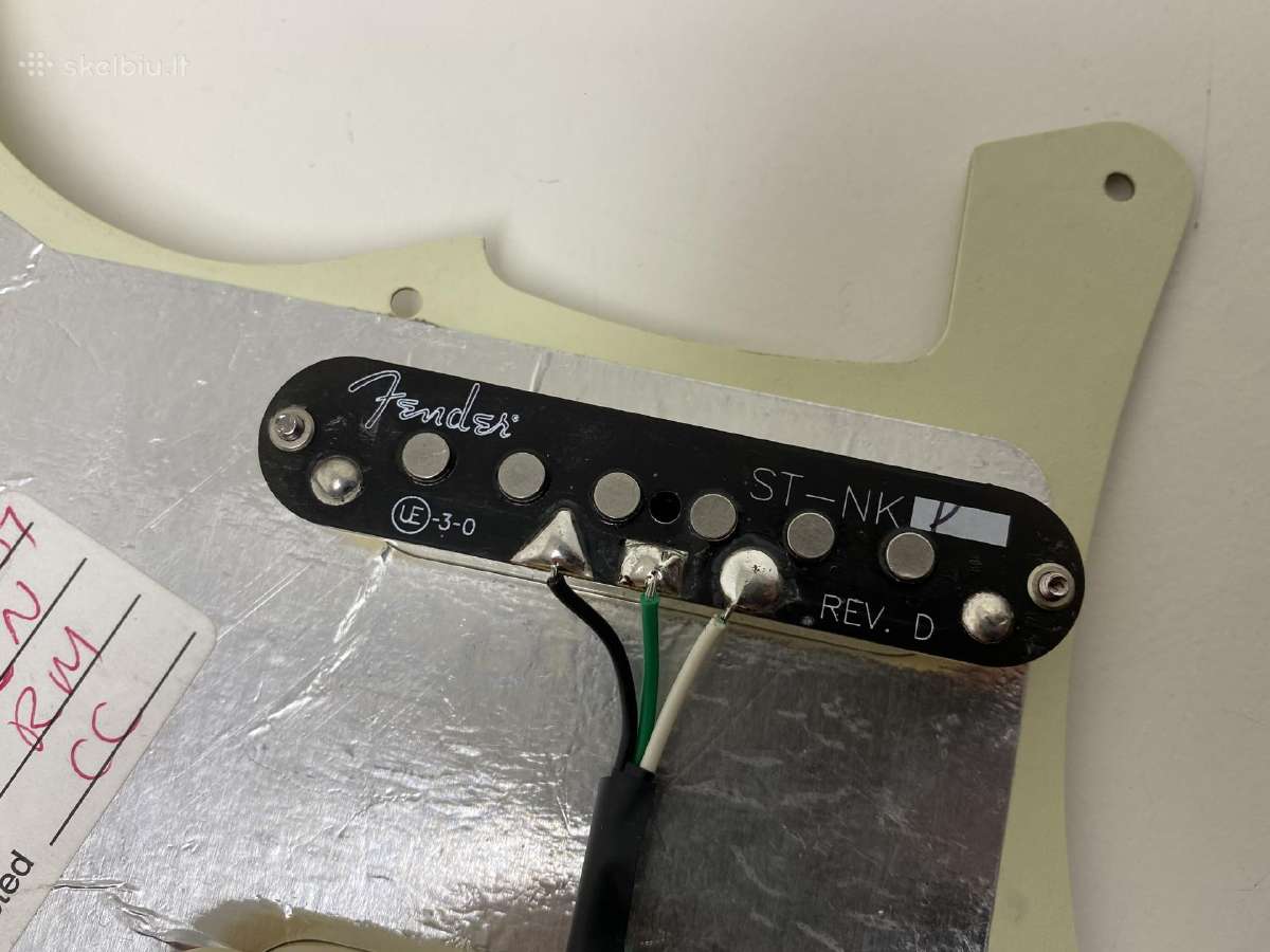 Fender Stratocaster Loaded Pickguard Scn & S-1 - nuotraukos Nr. 13